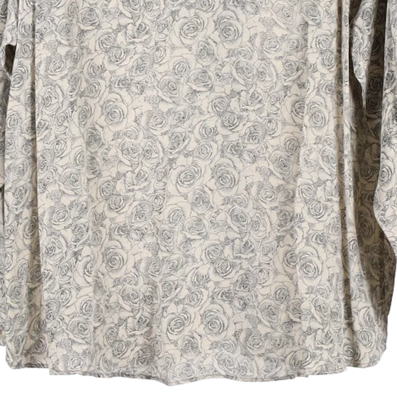 Vintage beige Cora Patterned Shirt - mens large