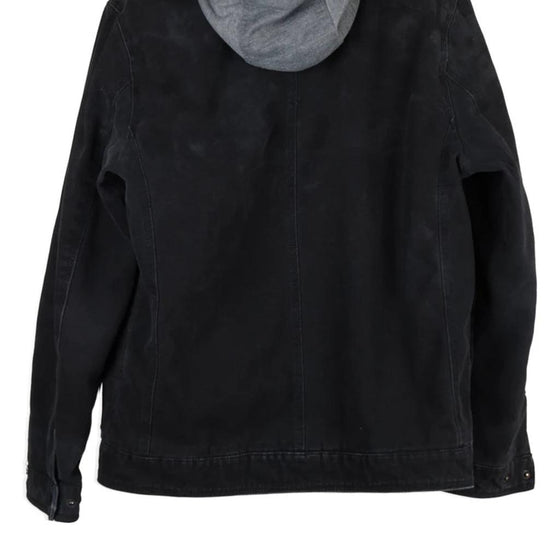 Vintage black Wrangler Denim Jacket - mens small