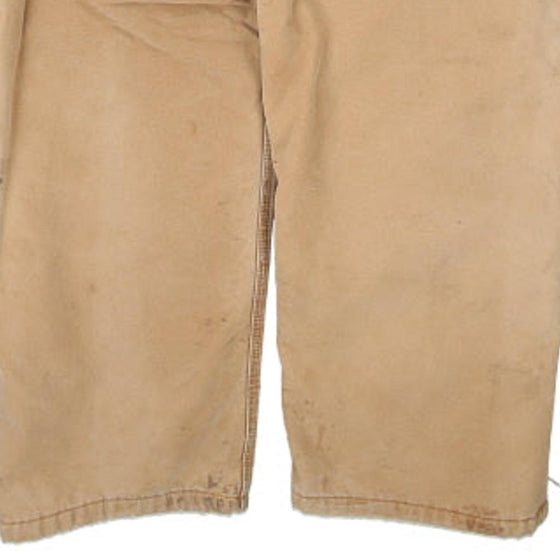 Vintage brown Heavily Worn Carhartt Dungarees - mens 42" waist