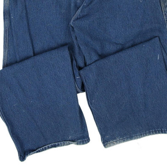 Vintage blue Heavily Worn Dickies Dungarees - mens 42" waist