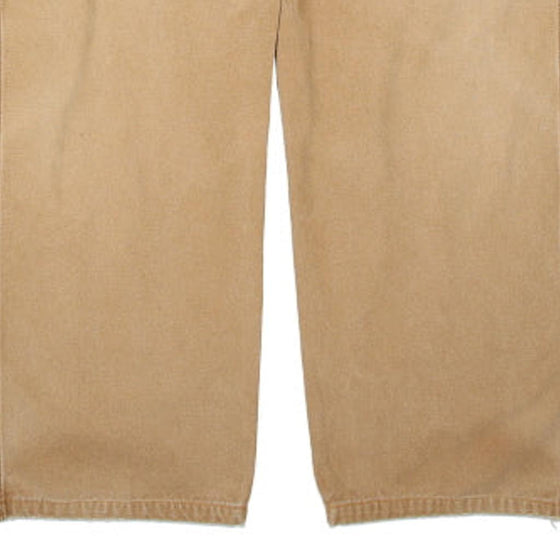 Vintage brown Dickies Dungarees - mens 48" waist