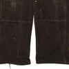 Vintage brown Paint Splattered Carhartt Dungarees - mens 33" waist