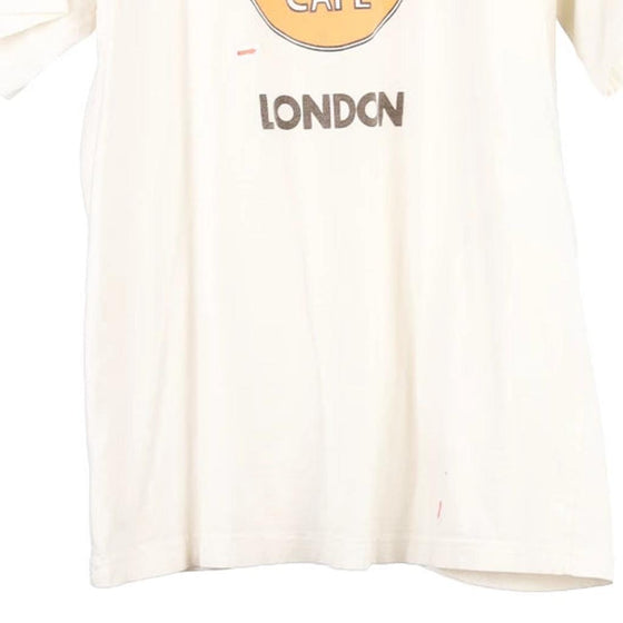Vintage white London Hard Rock Cafe T-Shirt - womens large