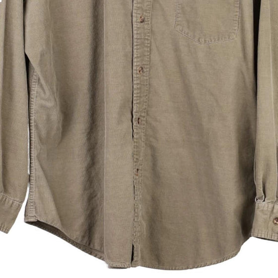 Vintage brown Croft & Barrow Cord Shirt - mens large