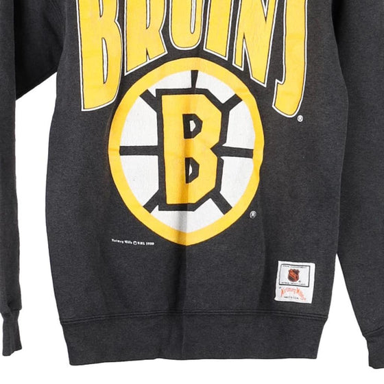 Vintage black Age 10-12 Boston Bruins Nutmeg Sweatshirt - boys large