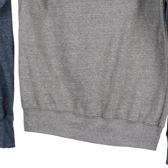 Vintage grey Blue Notes Sweatshirt - womens small