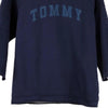 Vintage navy Tommy Hilfiger Sweatshirt - womens large