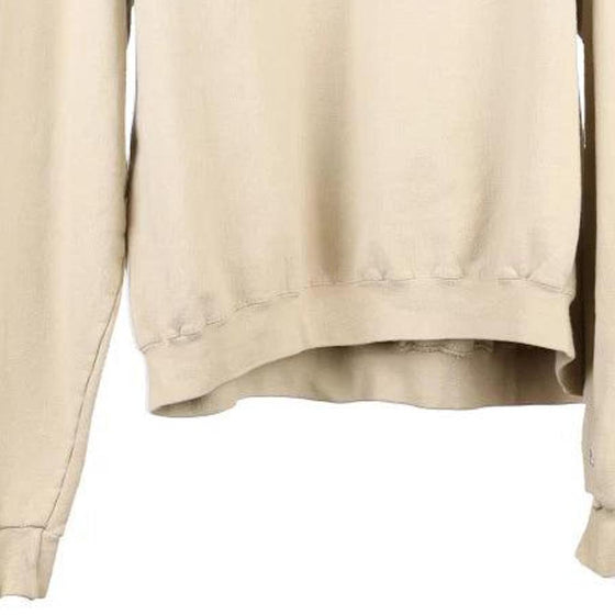 Vintage beige Champion Sweatshirt - mens x-large