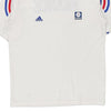 Vintage white France Adidas Football Shirt - mens large