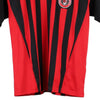 Vintage block colour Age 13-14 A. C Milan Adidas Football Shirt - boys large