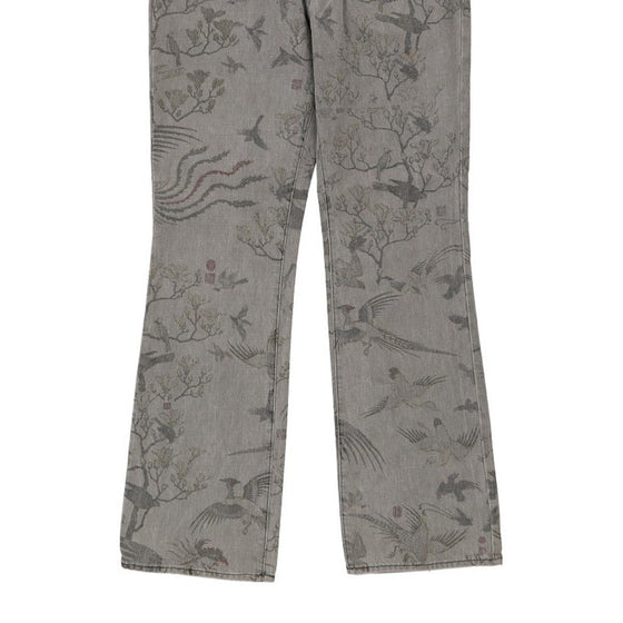 Vintage grey Just Cavalli Trousers - womens 31" waist