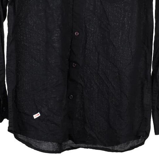 Vintage black Bootleg Ralph Lauren Shirt - mens small