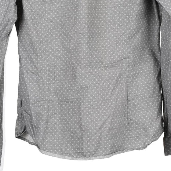 Vintage grey Bootleg Ralph Lauren Patterned Shirt - mens small