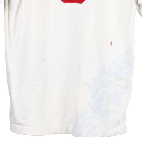 Vintage white Tommy Hilfiger Polo Shirt - mens medium