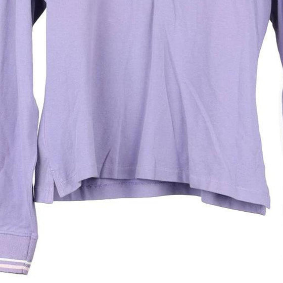Vintage purple Kappa Long Sleeve Polo Shirt - womens large