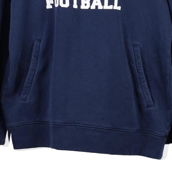 Vintage navy M Football Adidas Hoodie - mens large
