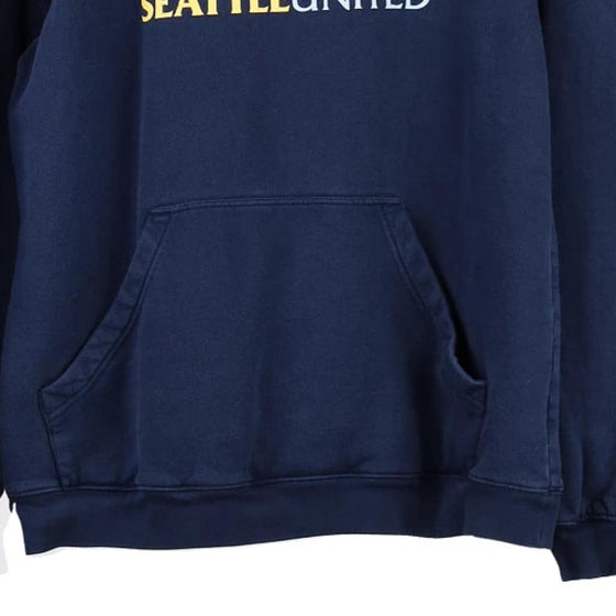 Vintage navy Seattle United Adidas Hoodie - womens large