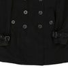 Vintage black Burberry Brit Trench Coat - womens xx-small