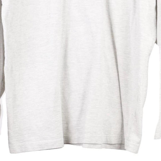 Vintage grey Champion Long Sleeve T-Shirt - mens x-large