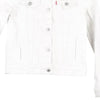 Vintage white Age 12-13 Levis Denim Jacket - girls large