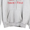 Vintage grey Track & Field Adidas Hoodie - mens small