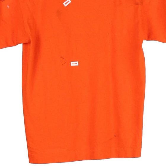 Vintage orange Age 8-10 Oneita T-Shirt - girls medium