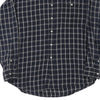 Vintage navy St. Johns Bay Flannel Shirt - mens large