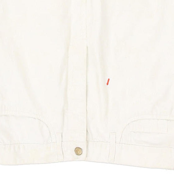 Vintage white Bootleg Moschino Midi Skirt - womens 26" waist