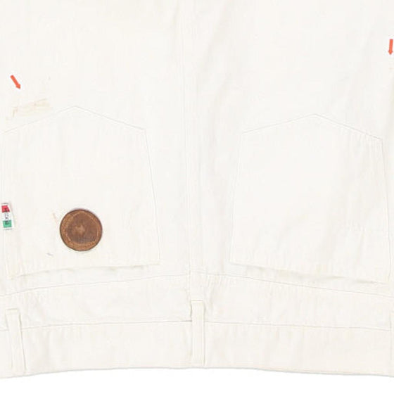 Vintage white Bootleg Moschino Midi Skirt - womens 26" waist
