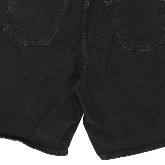 Vintage black Wrangler Denim Shorts - mens 34" waist
