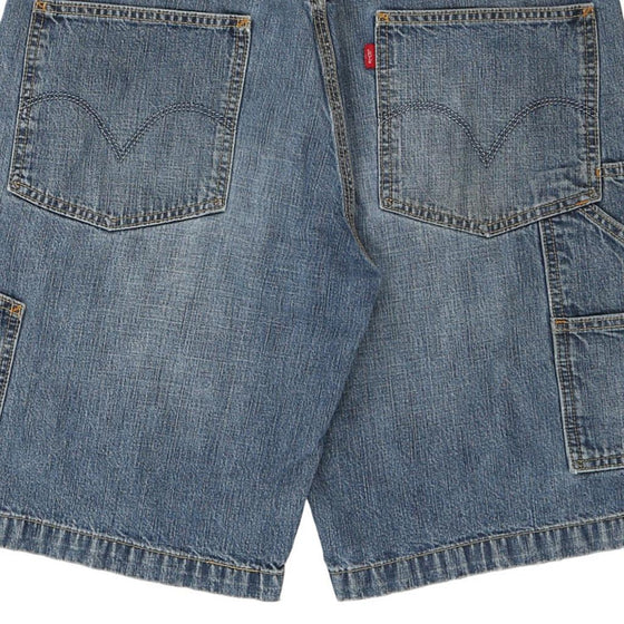 Vintage blue Levis Carpenter Shorts - mens 34" waist