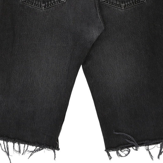 Vintage black 501 Levis Denim Shorts - mens 36" waist