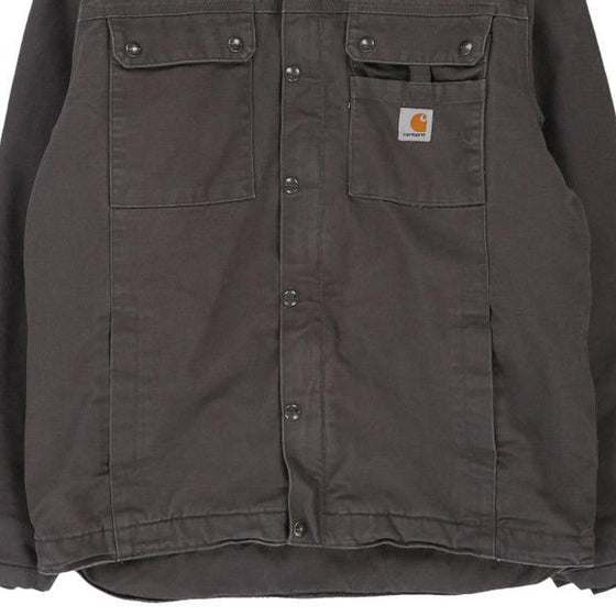 Vintage grey Loose Fit Carhartt Jacket - mens medium
