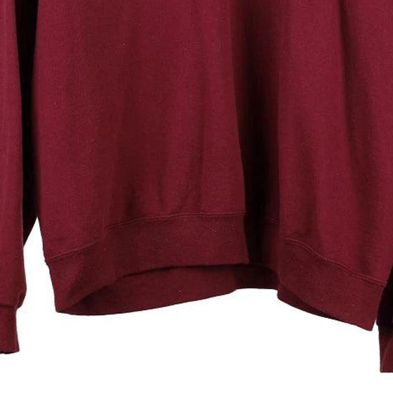 Vintage burgundy Hampton Beach New Hampshire Jerzees Sweatshirt - mens x-large