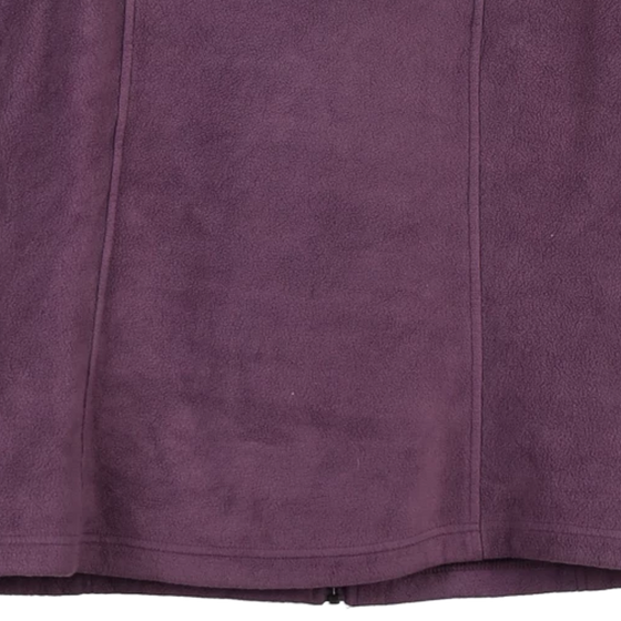 Vintage purple Columbia Fleece Gilet - womens large