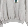 Vintage grey Green Bay Packers Logo Athletics Sweatshirt - mens large