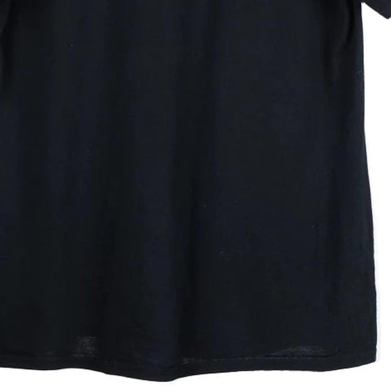 Vintage black Gildan T-Shirt - womens large