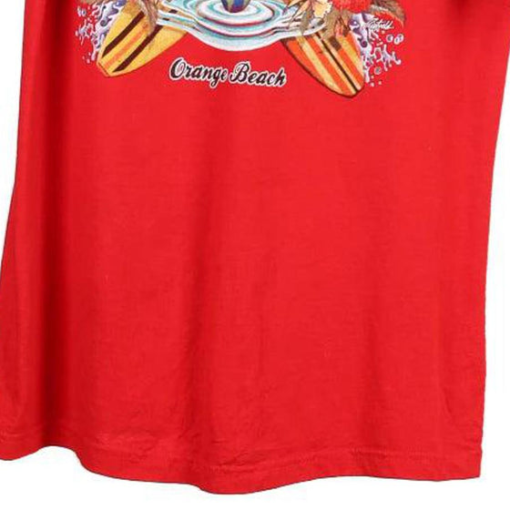 Vintage red Ron Jon Surfboards Alstyle T-Shirt - mens large