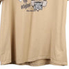 Vintage cream Anchor Bar Port & Company T-Shirt - mens xx-large