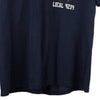 Vintage navy United Steel Workes Bayside T-Shirt - mens x-large