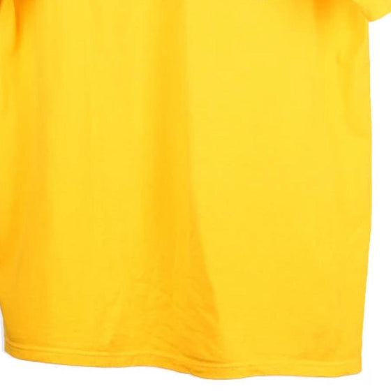 Vintage yellow WU Jerzees T-Shirt - mens x-large