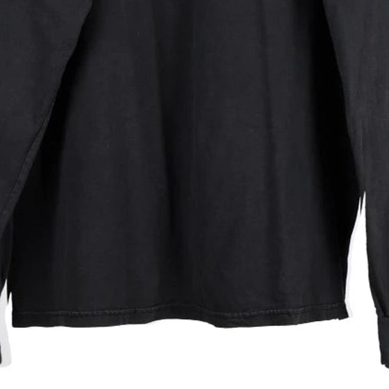 Vintage black Rockey Football Unbranded Long Sleeve T-Shirt - mens x-large