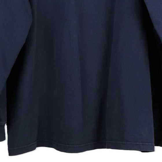 Vintage navy Carhartt Long Sleeve T-Shirt - mens xx-large