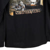 Vintage black Seattle, WA Harley Davidson Long Sleeve T-Shirt - mens medium