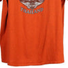 Vintage orange Bangkok, Thailand Harley Davidson T-Shirt - mens xx-large