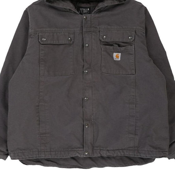 Vintage grey Loose Fit. Carhartt Jacket - mens xx-large