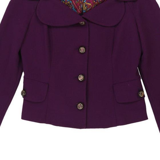Vintage purple Dolce & Gabbana Blazer - womens medium