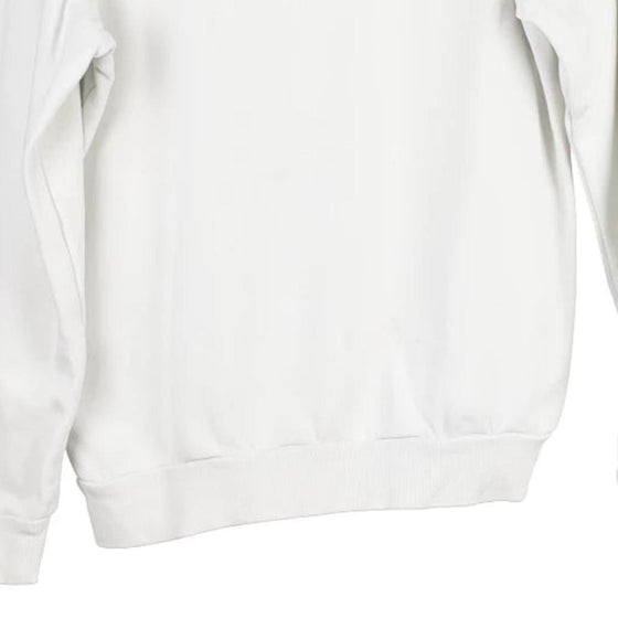 Vintage white Puma Hoodie - womens large