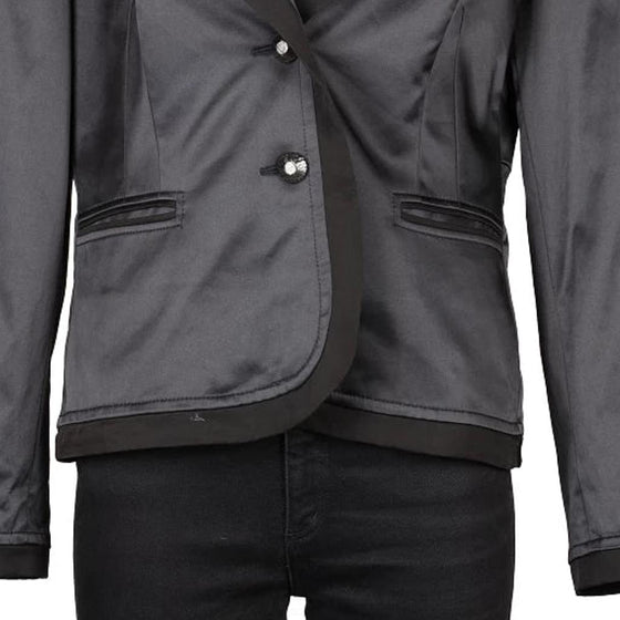 Vintage black Roberto Cavalli Blazer - womens large