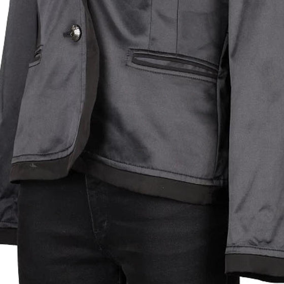 Vintage black Roberto Cavalli Blazer - womens large